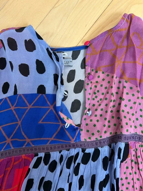 Anthropologie blank London vibrant fun blouse - Picture 7 of 8